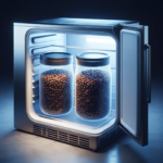 freezing coffee beans