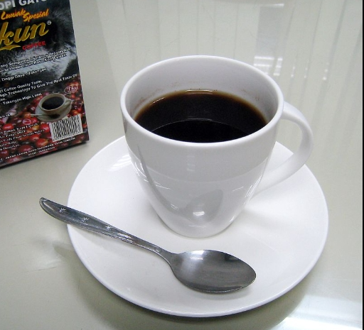 A good cup of Indoneria freshly brewed Kopi luwak coffee